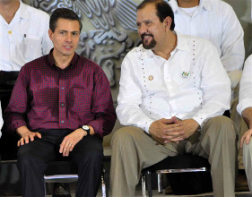 Campesinos, &ldquo;quieren mucho&rdquo; a Pe&ntilde;a, dice Cota