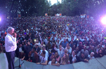 El pueblo decidir&aacute; en las urnas cambio s&iacute; o cambio no: AMLO