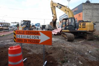 La obra de Jacarandas a La Cantera; no que no tronabas pistolita