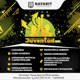 Esperan propuestas para premio estatal de la juventud