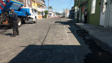 Trabajos interrumpidos por posible planeaci&oacute;n inadecuada