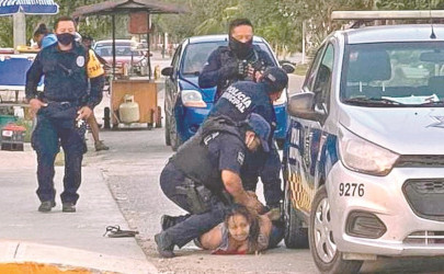 Las comunes agresiones polic&iacute;acas