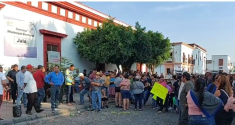 Exigen anulaci&oacute;n de elecci&oacute;n en Jala