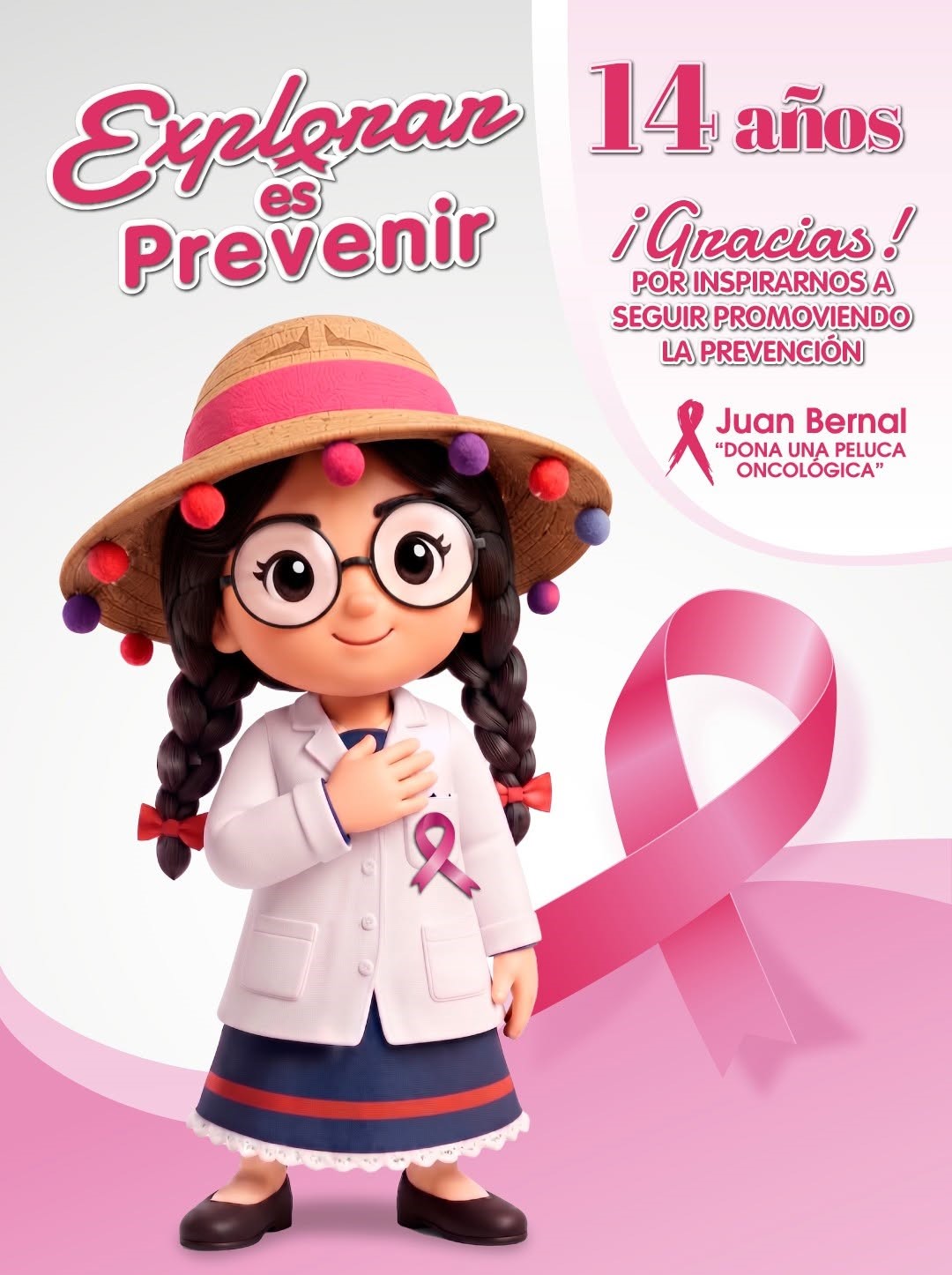 14 años juntos por una esperanza: Dona una peluca oncológica